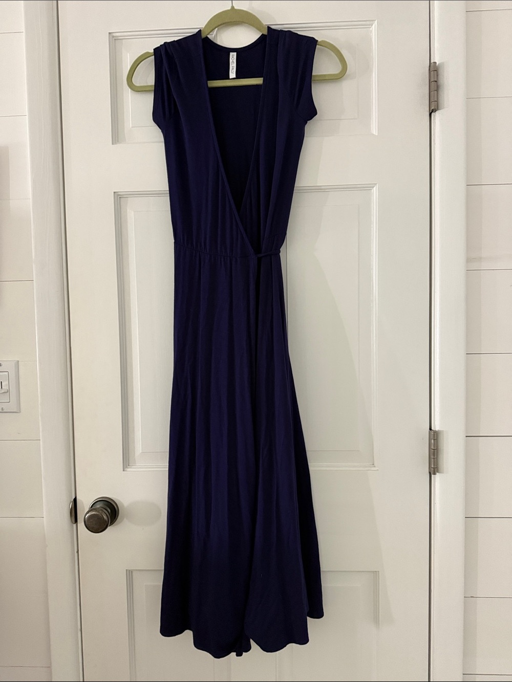 Rachel Pally Navy Wrap Maxi Dress